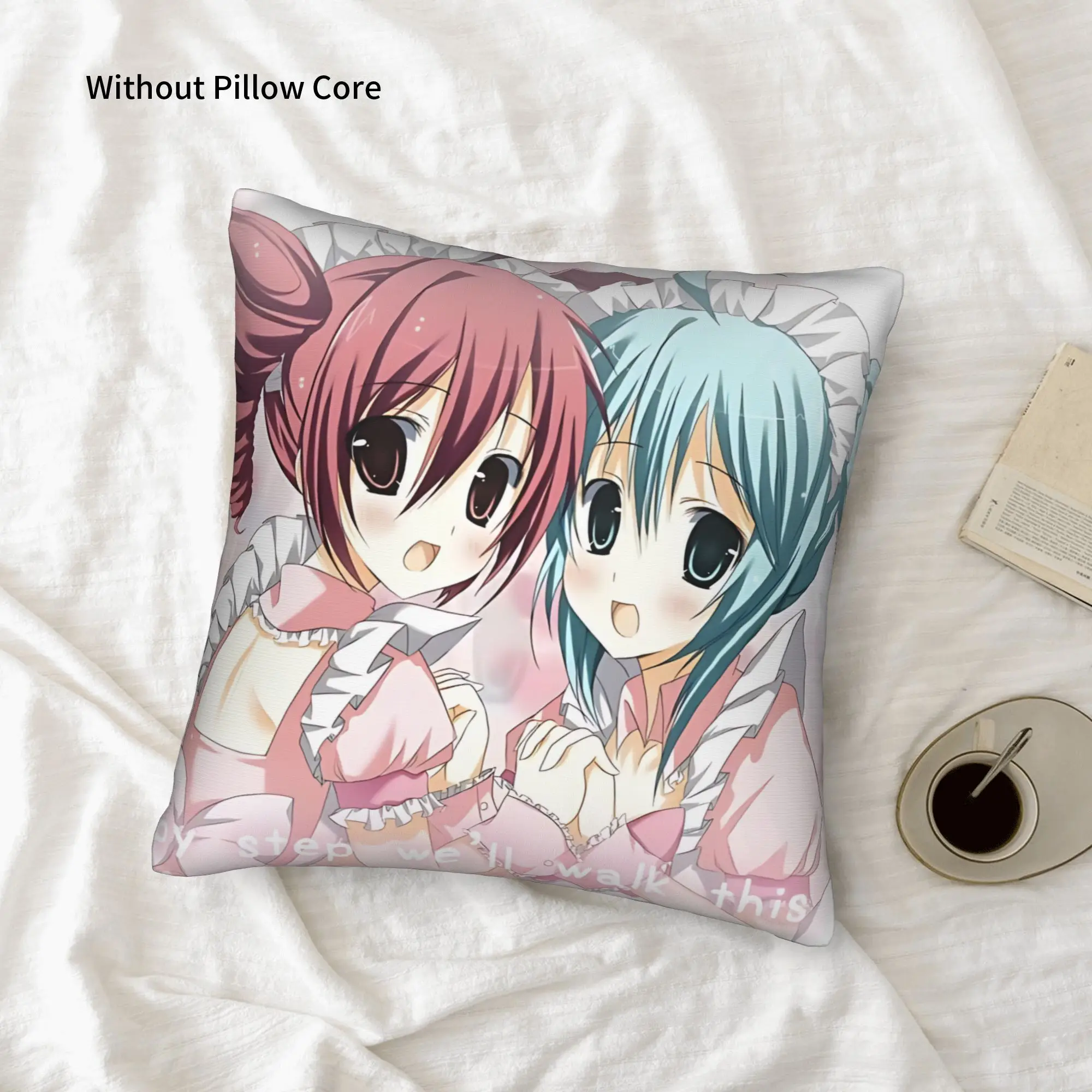 1PC Hatsune Miku Pillow Case Home Decor Items Double-Sided Printing  Sofa Cushion Bedroom Bedside Pillow