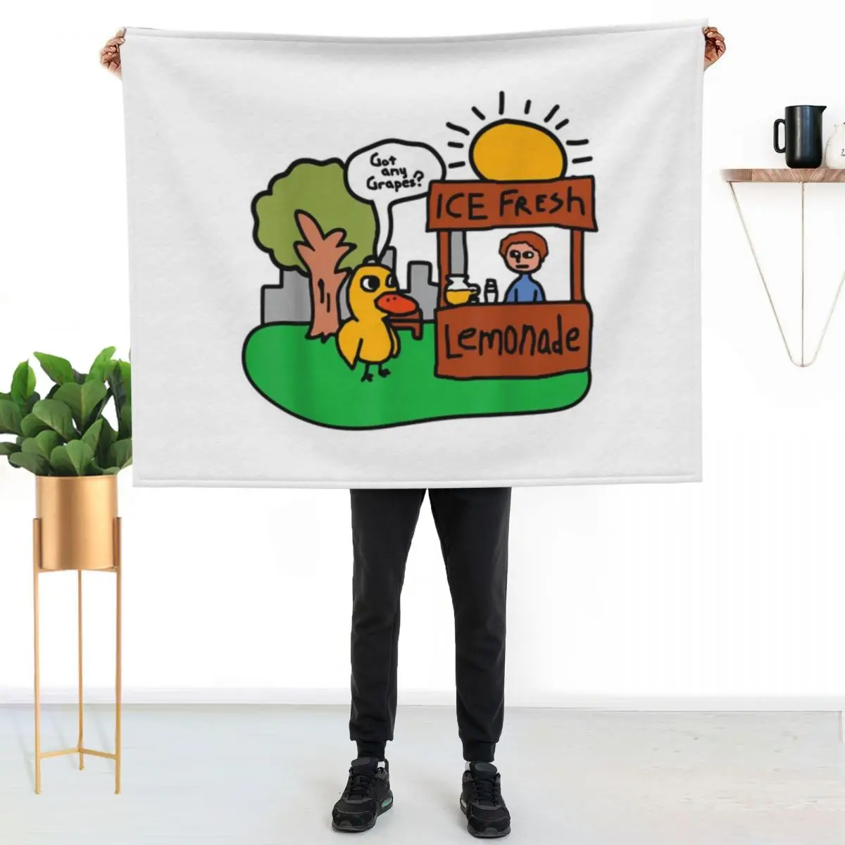 

Got Any Grapes Throw Blanket Warm Napping Blanket for Office Couch Bed
