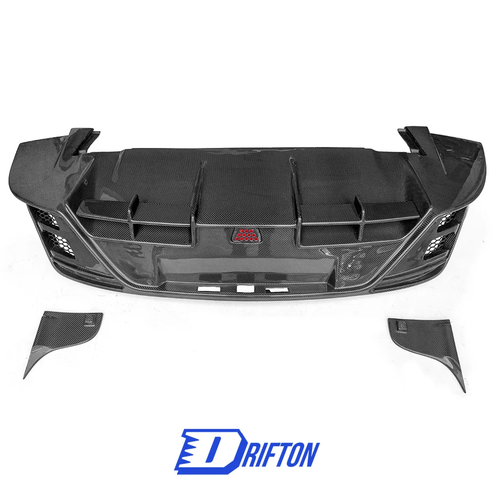 CMST Style Rear Diffuser for Porsche Taycan 4S Carbon Fiber Body Kit