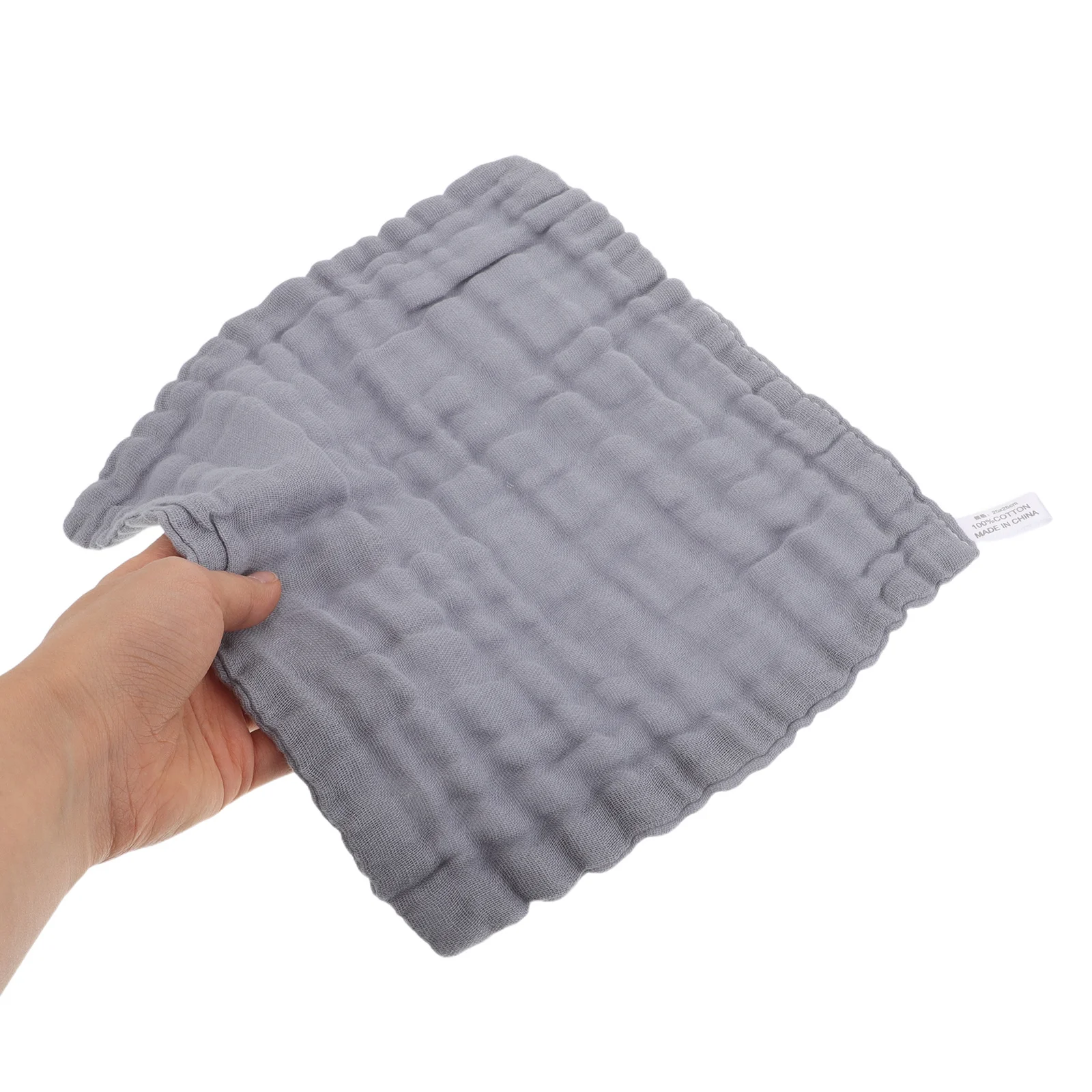Panos de musselina para bebês, 8 peças, 6 camadas de algodão absorvente, babadores macios para alimentação de recém-nascidos, toalhas de rosto infantil, panos de banho 25x25cm