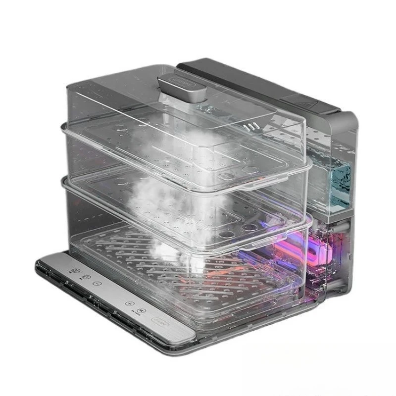 

Folding speed steamer Electric steamer Household steam pot Small multi-functional large-capacity three-layer multi-layer
