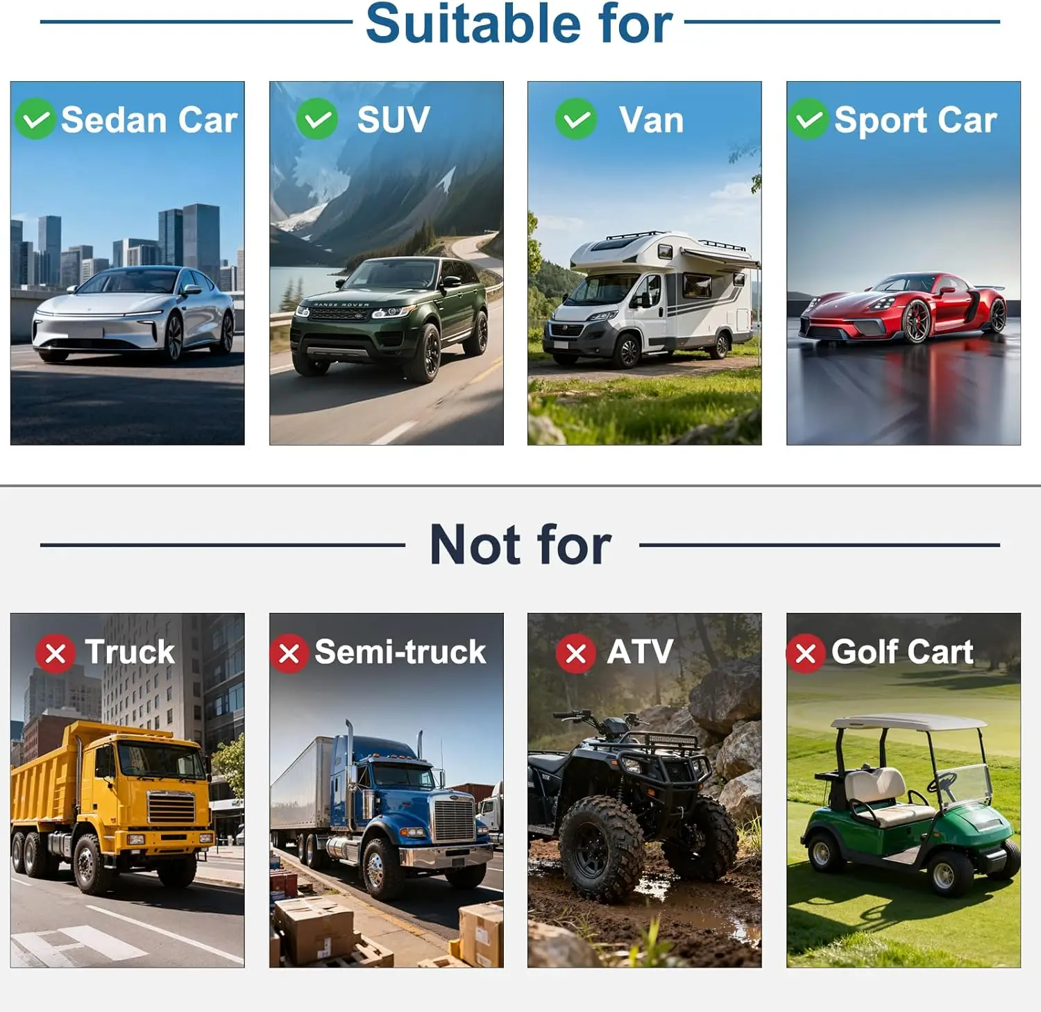 Car Sun Visor Extender with Polarized UV400 PC Lens, Anti-Glare Sun Blocker for Safe Driving (2 Pack)