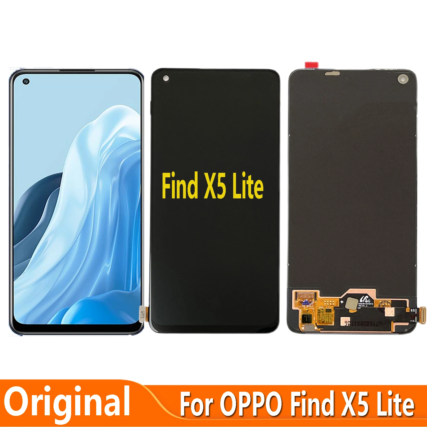 For OPPO Find X5 Lite CPH2371 LCD Display Touch Screen Digiziter Assembly