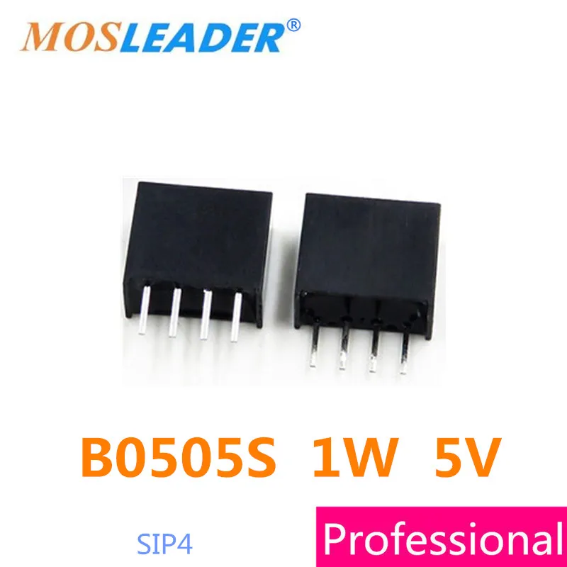 Mosleader DIP B0505S-1W B0505S SIP4 1W 5V 100PCS B0505 DC-DC 5V to 5V Power module Chinese High quality