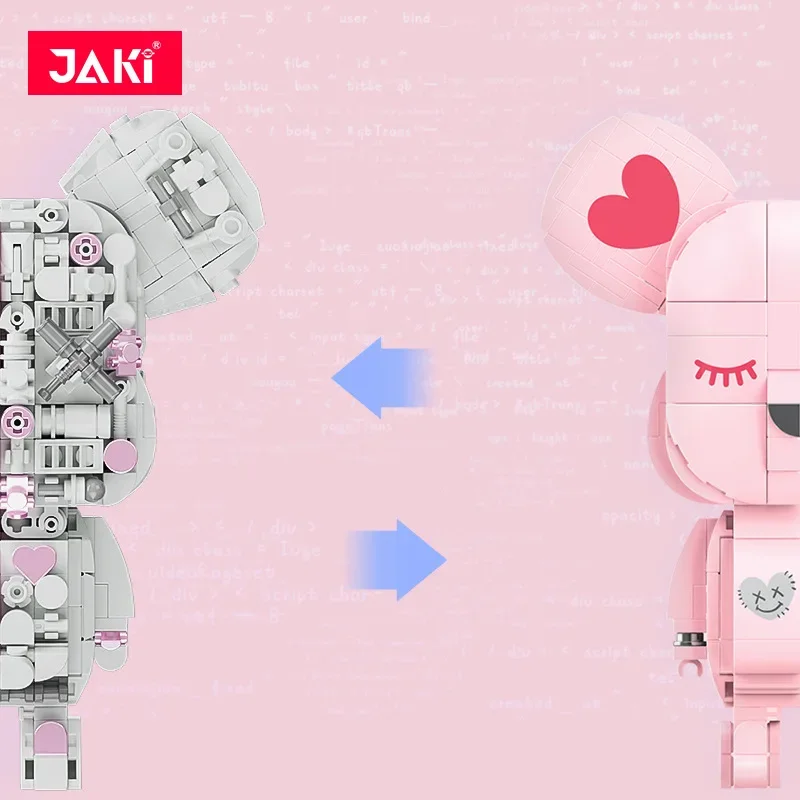 Klocki konstrukcyjne Niedźwiedź przemoc przypływ gra niedźwiedź magnetyczna dekoracja ciała złożona razem, aby podarować chłopcům i dziewczynom prezenty urodzinowe