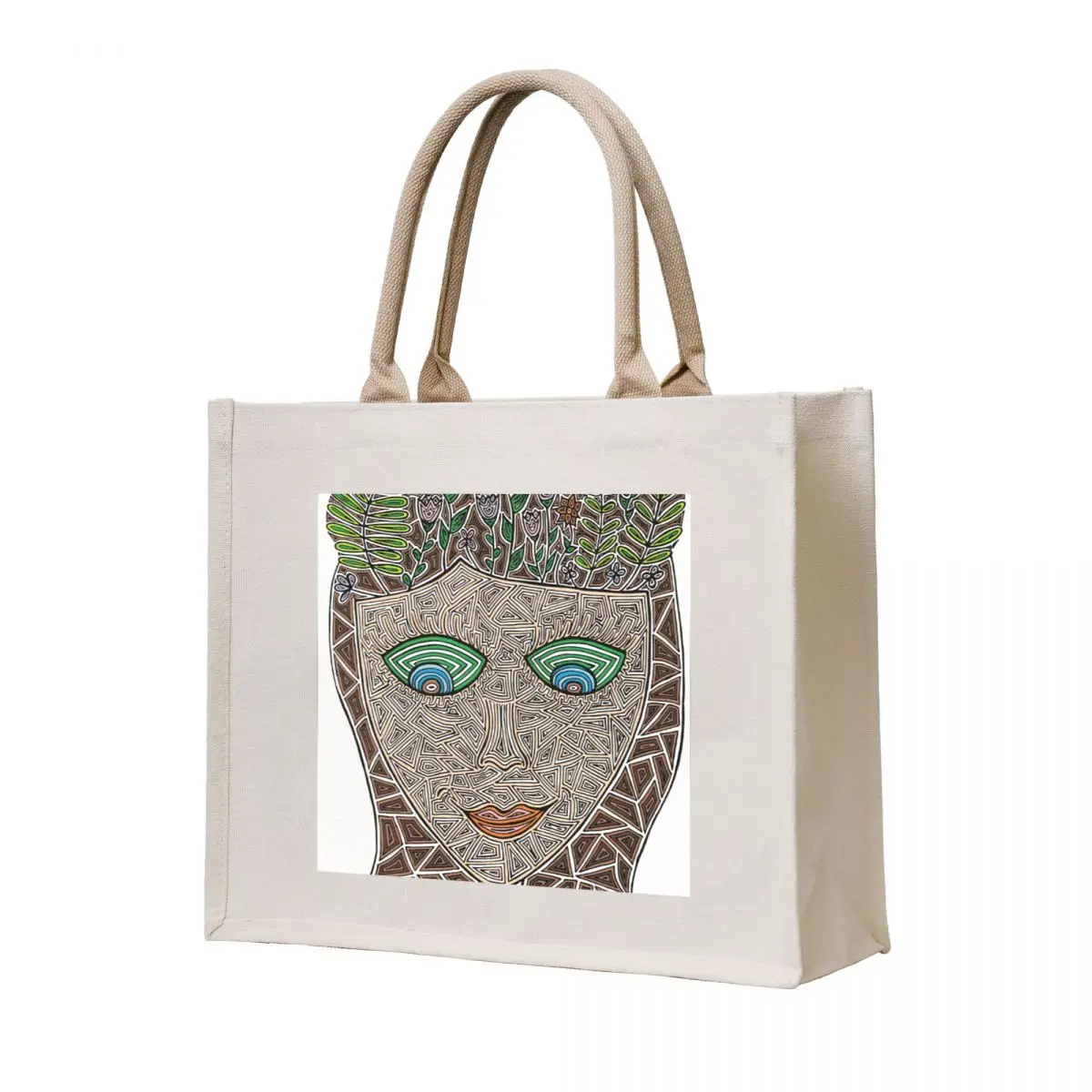 

Garden Girl Tote Bag female bag shoping bag canvas shopping eco folding