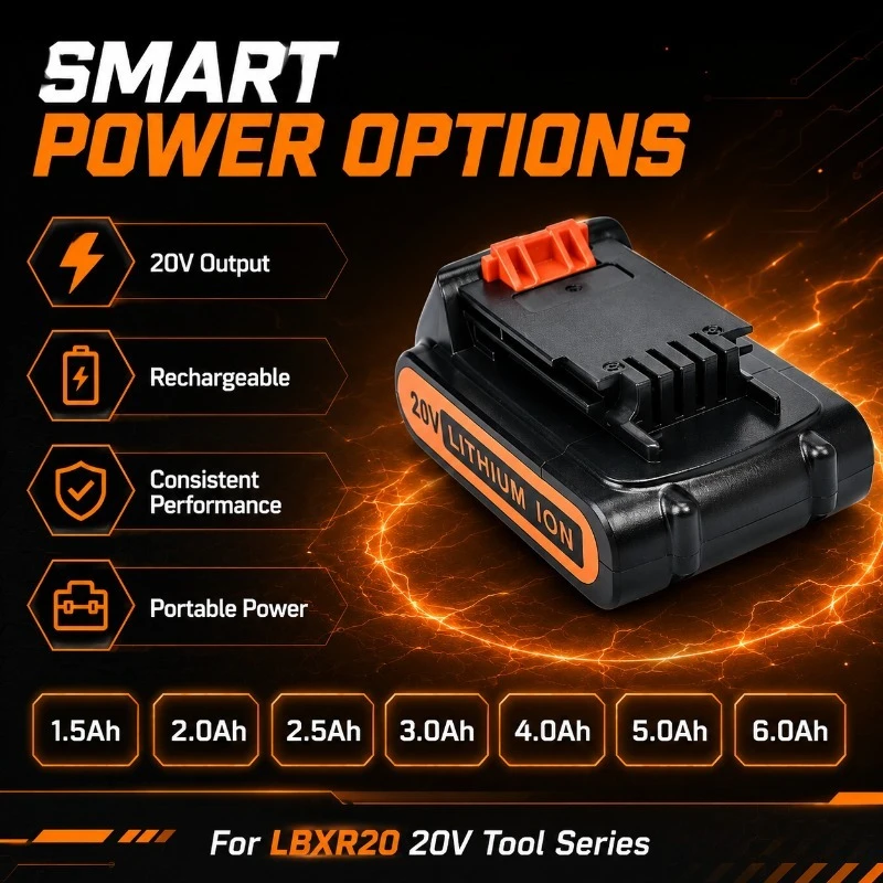Batteria di Ricambio 20V 6.0Ah - Black+Decker Tool Cordless recensione e prezzo
