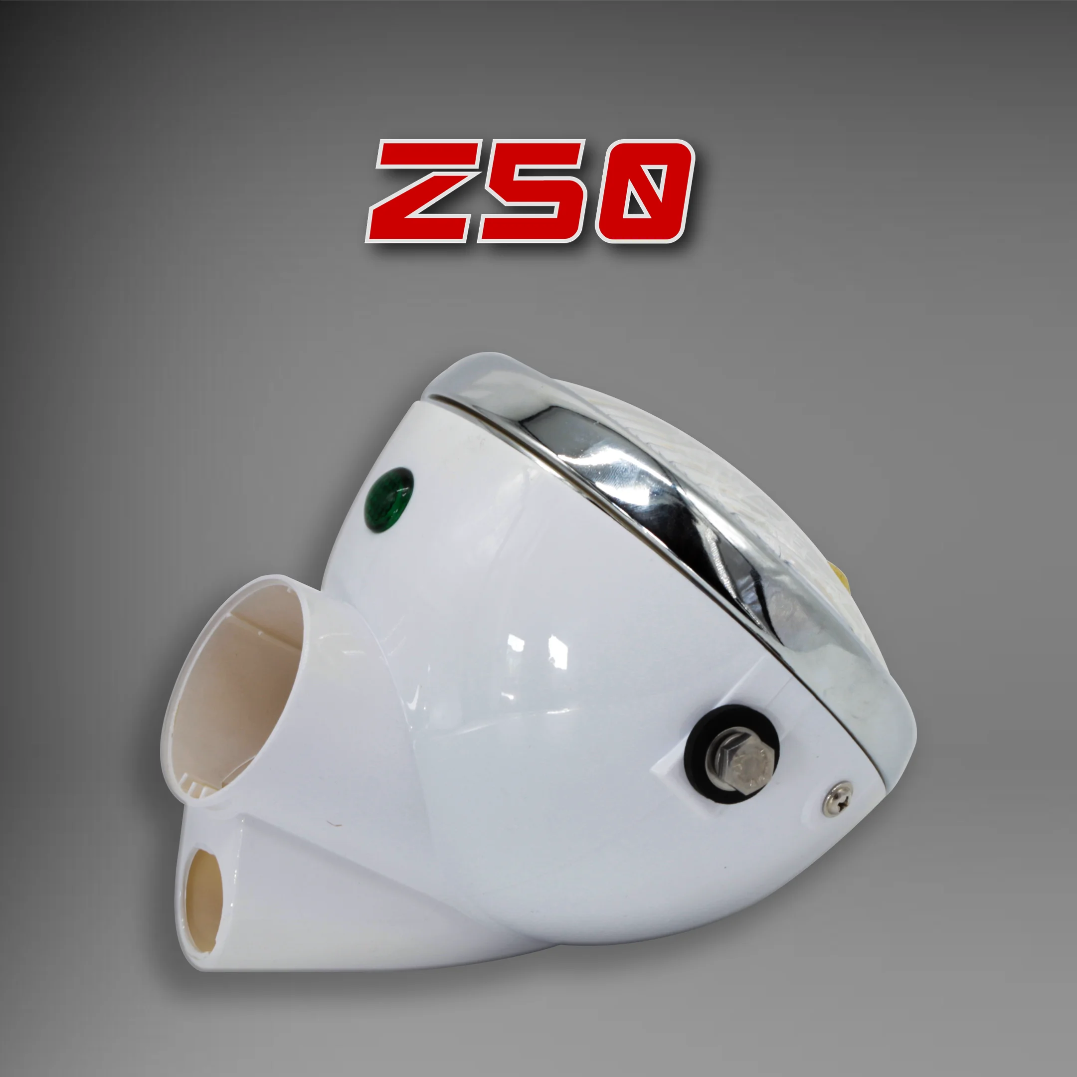 

Monkey Z50 Sliver White Headlight Headlamp without Speedo for Z50 1967-1979