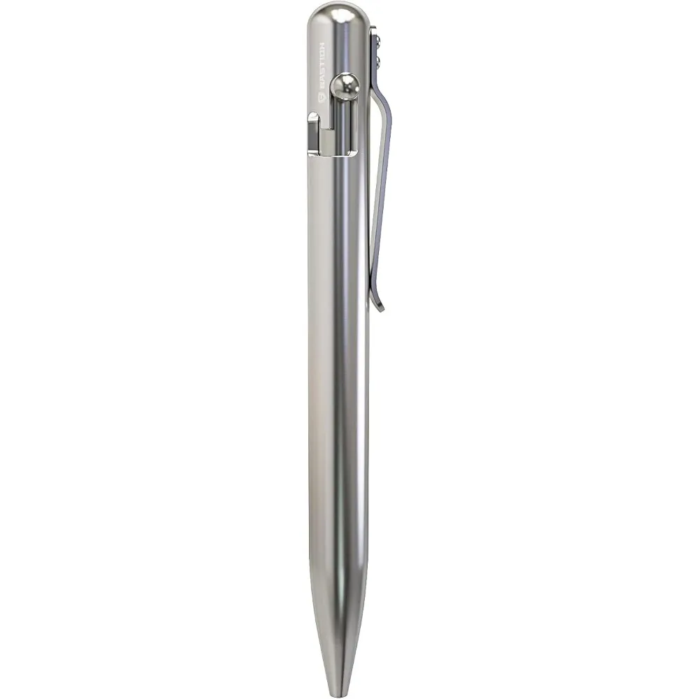 Luxury Bolt Action Pen, Durable Professional Ballpoint Pen with Fine Tip, EDC Pen Ink Refillable Pen