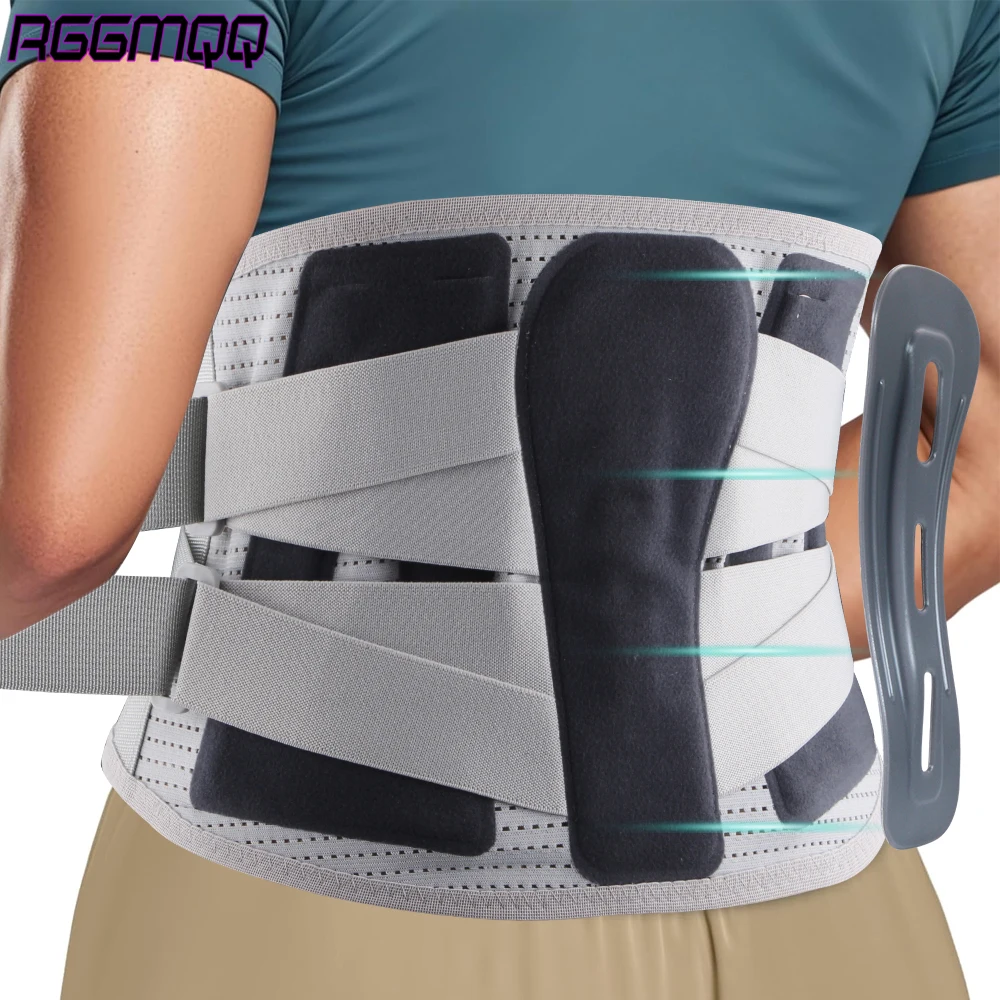 1PCS Lower Back Brace with Splints,Ergonomic Curved Spine Support,Back Brace for Men Women ,Posture, Heavy Lifting, Sciatica