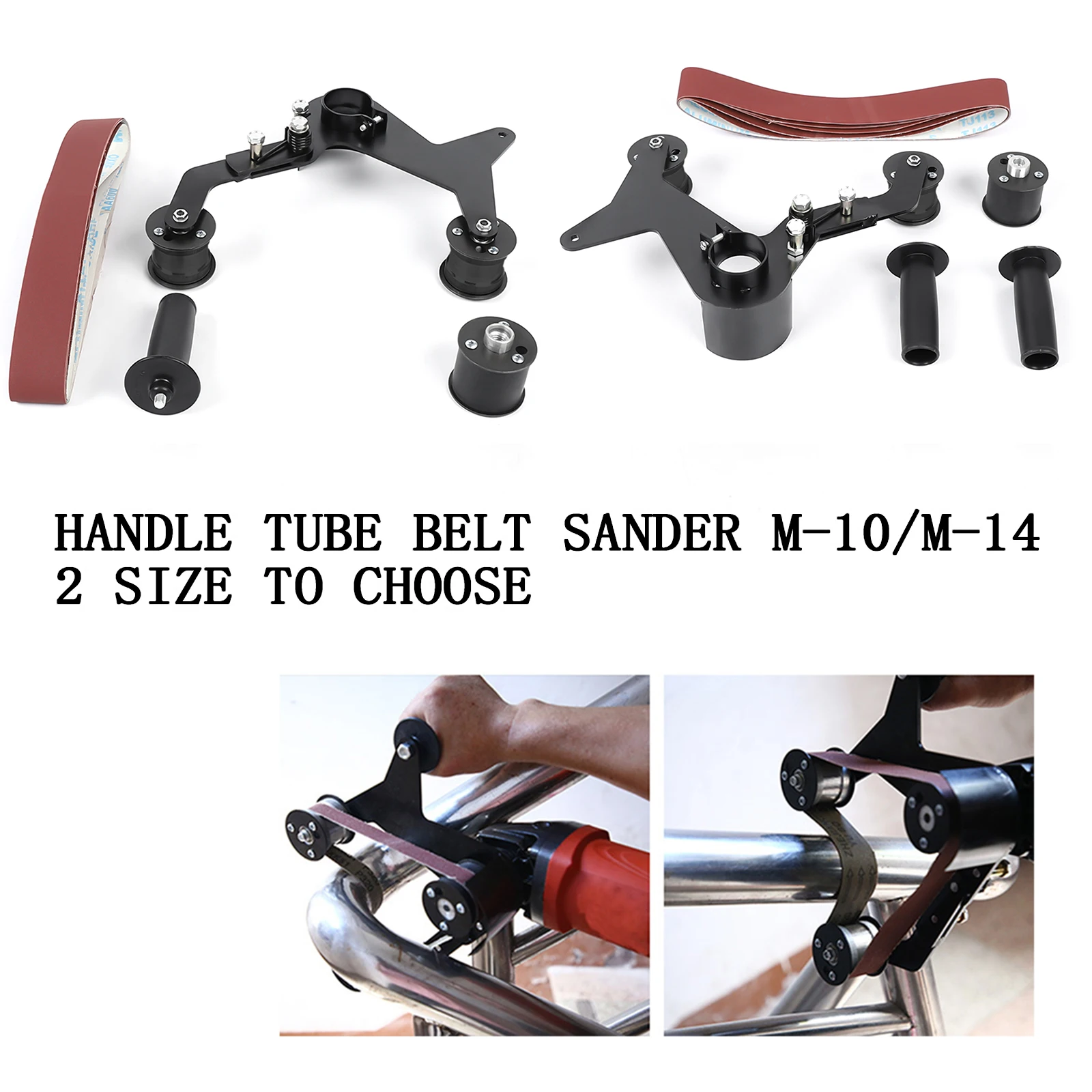 Belt Sander Pipe Sander Grinding Machine Attachment Kit M10/M14 Connector