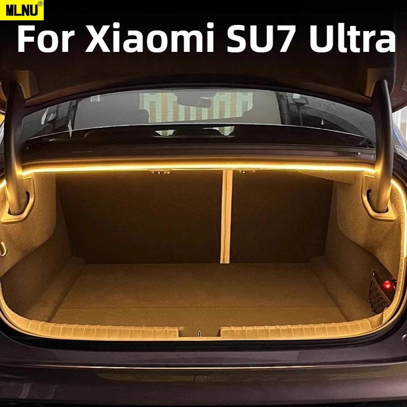 

Accessories For Xiaomi SU7 Ultra Car Trunk LED Strip Lights 2026/2025,Portable Design Flexible&Bendable Durable 2022-2024