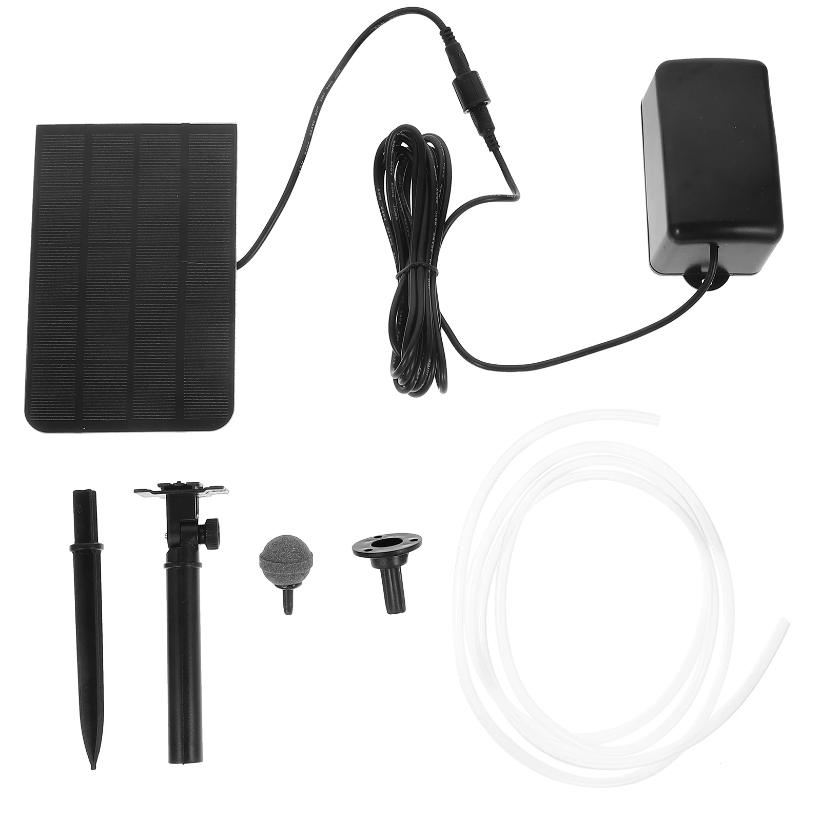 

Solar Oxygen Pump Air Fish Tank Aerator Aquarium for Pond Silicon Crystal Panel