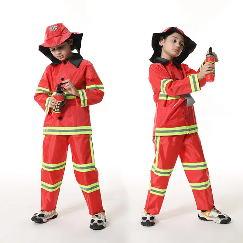 Meninos Meninas Hot Sale Cosplay Profissional Traje Pano Vermelho Halloween Kid com Acessórios Festa De Carnaval