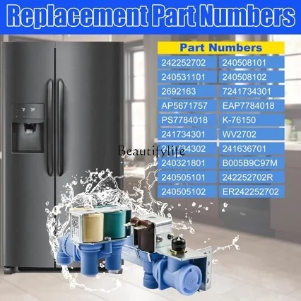 242252702 240531101 Refrigerator inlet valve for Frigidaire Kenmore 110v