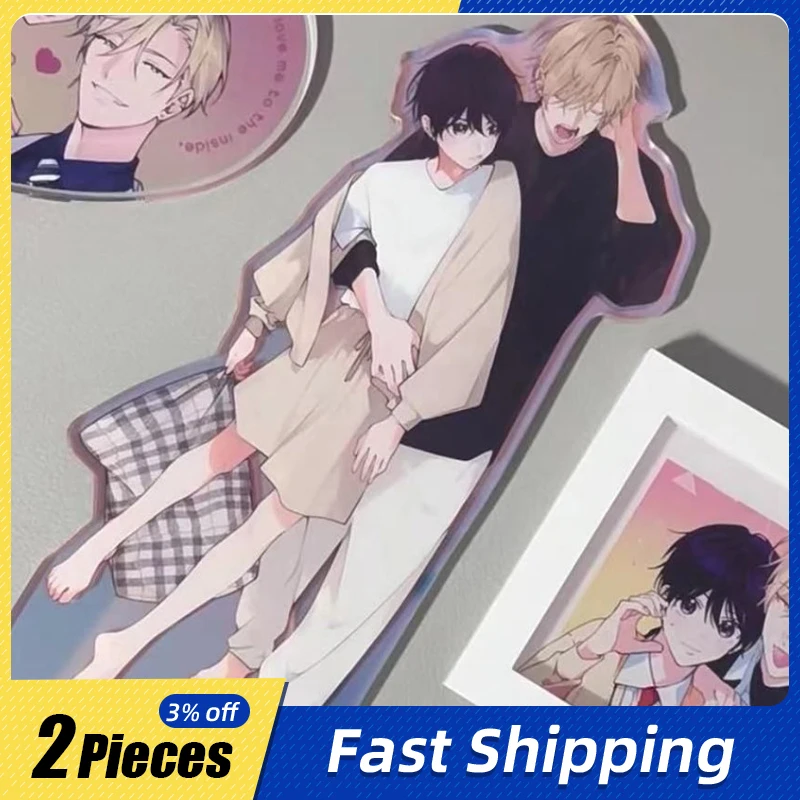 

8cm/3.15in Love Me To The Depths Acrylic Standing Plates Anime Peripherals Cartoon Party Supplies Collectible Toys Hobbies Gifts
