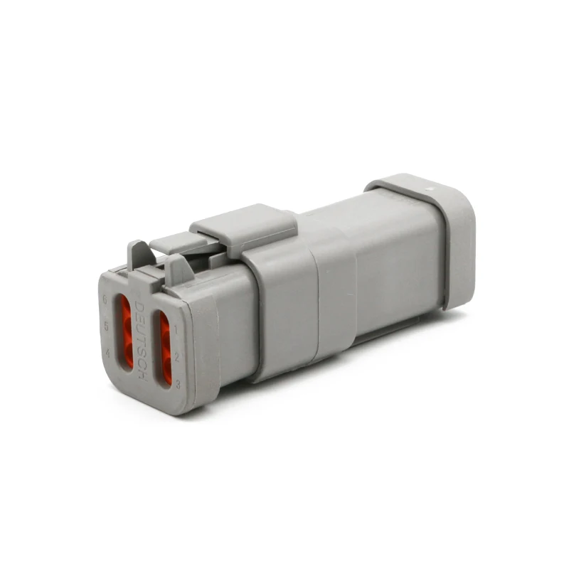 DT06-6S-E003 6-Loch Deutsch Auto-Stecker männlich/weiblich Stoßriemenabdeckung weiblicher Kopf mit weiblichem Anschluss 1062-16-0122