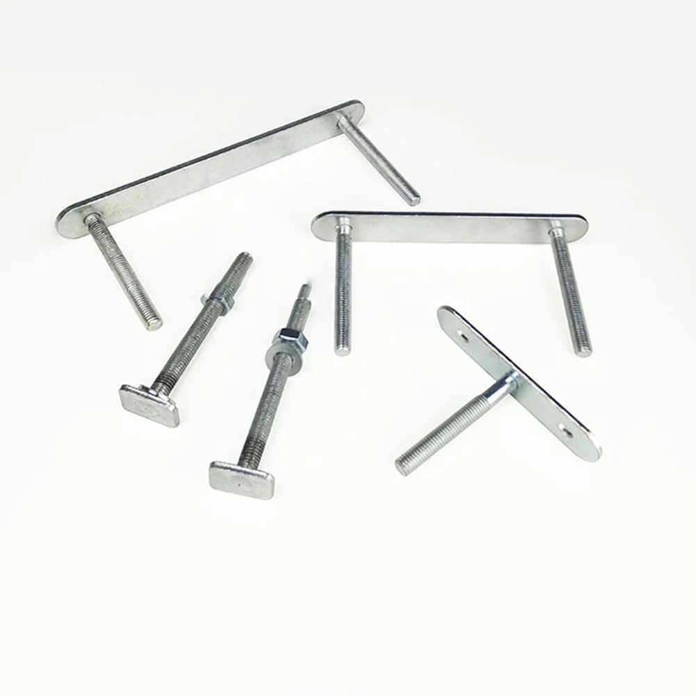27*170*84mm Engraving Machine Metal Screws For Carpentry Milling Machine T-bolt Knob System Multiple Sizes Silver Color