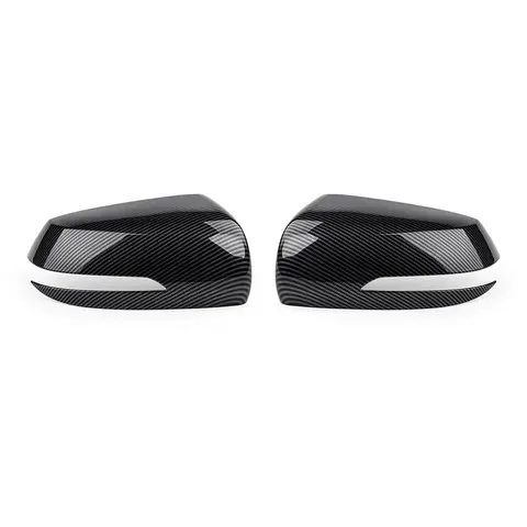 Carbon Fiber Rearview Mirror Decoration Cover Trim Exterior Accessories For Genesis G80 DH 2015-2020 Car Supplies