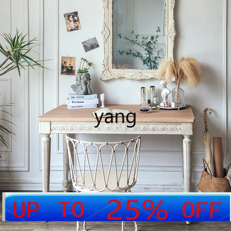 

LTT makeup table dresser bedroom balcony living room flower room bay window rectangular table bed and breakfast