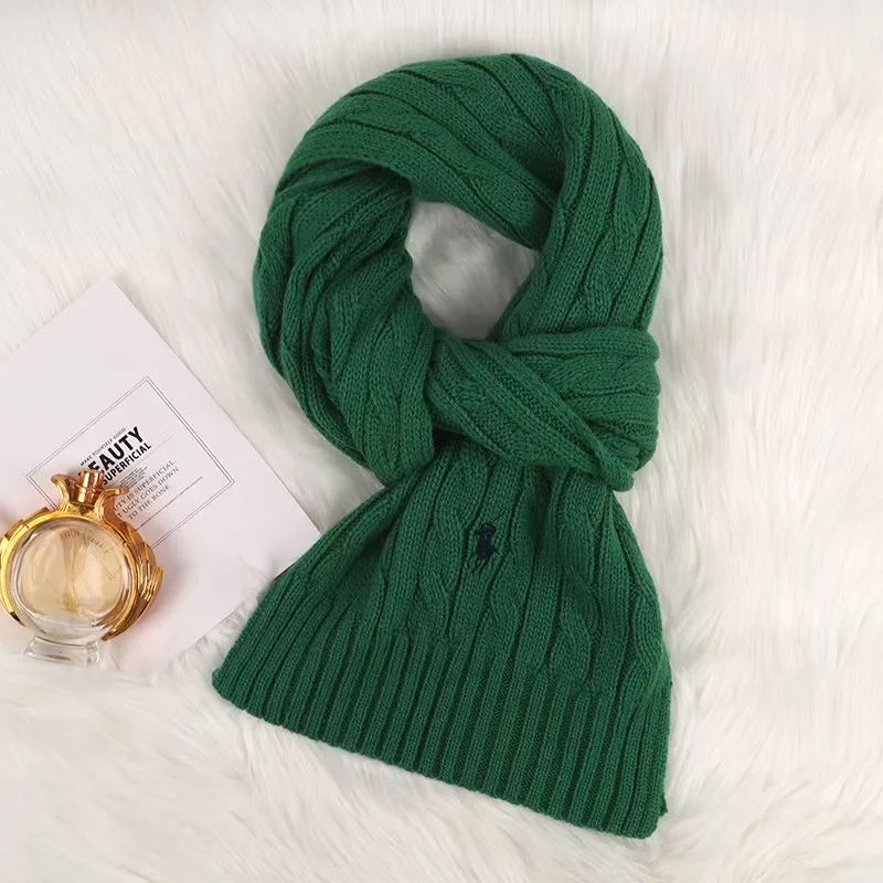 Scarf winter female imitation cashmere literary autumn and winter thickened warm dual-use solid color Korean fashion scarf