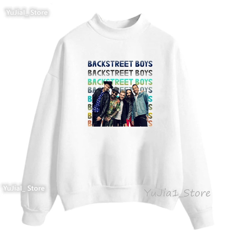 

Rainbow Backstreet Boys Graphic Print Sweatshirt You Are My Fire The One Desire Believe When I Say I Want It That Way Jumper