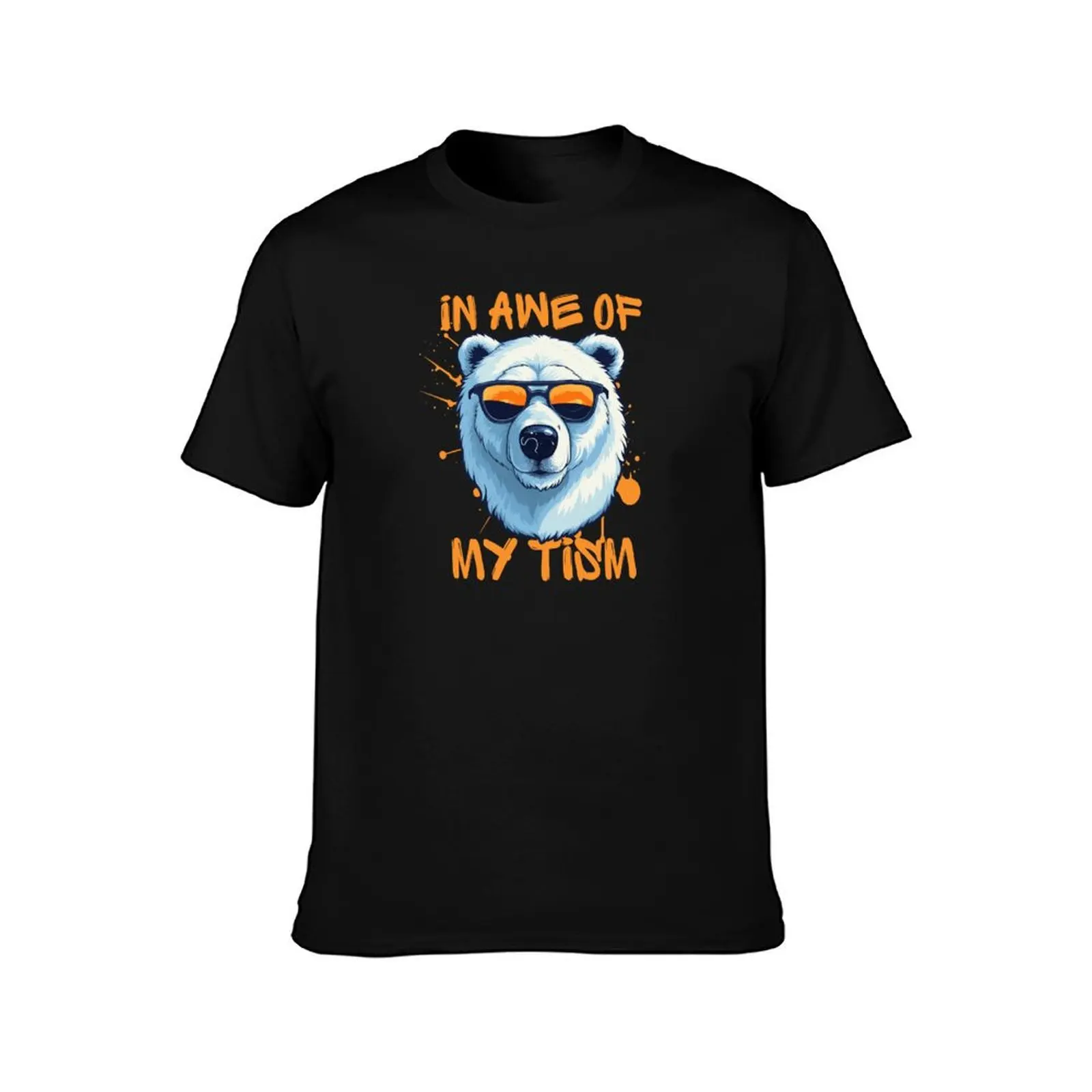 Funny AweTism Pride St patrick's day Tee In Awe Of My Tism uniqueness T-Shirt Casual Daily Wear Short Sleeve Top T-Shirt