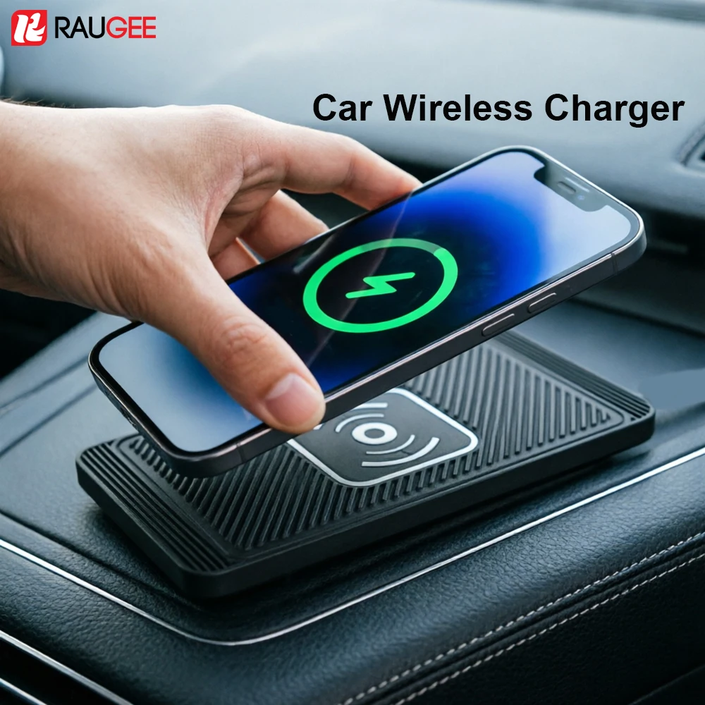Car Wireless Charger for Iphone 17 16 15 14 13 12 Pro Max X Samsung S25 S24 X...