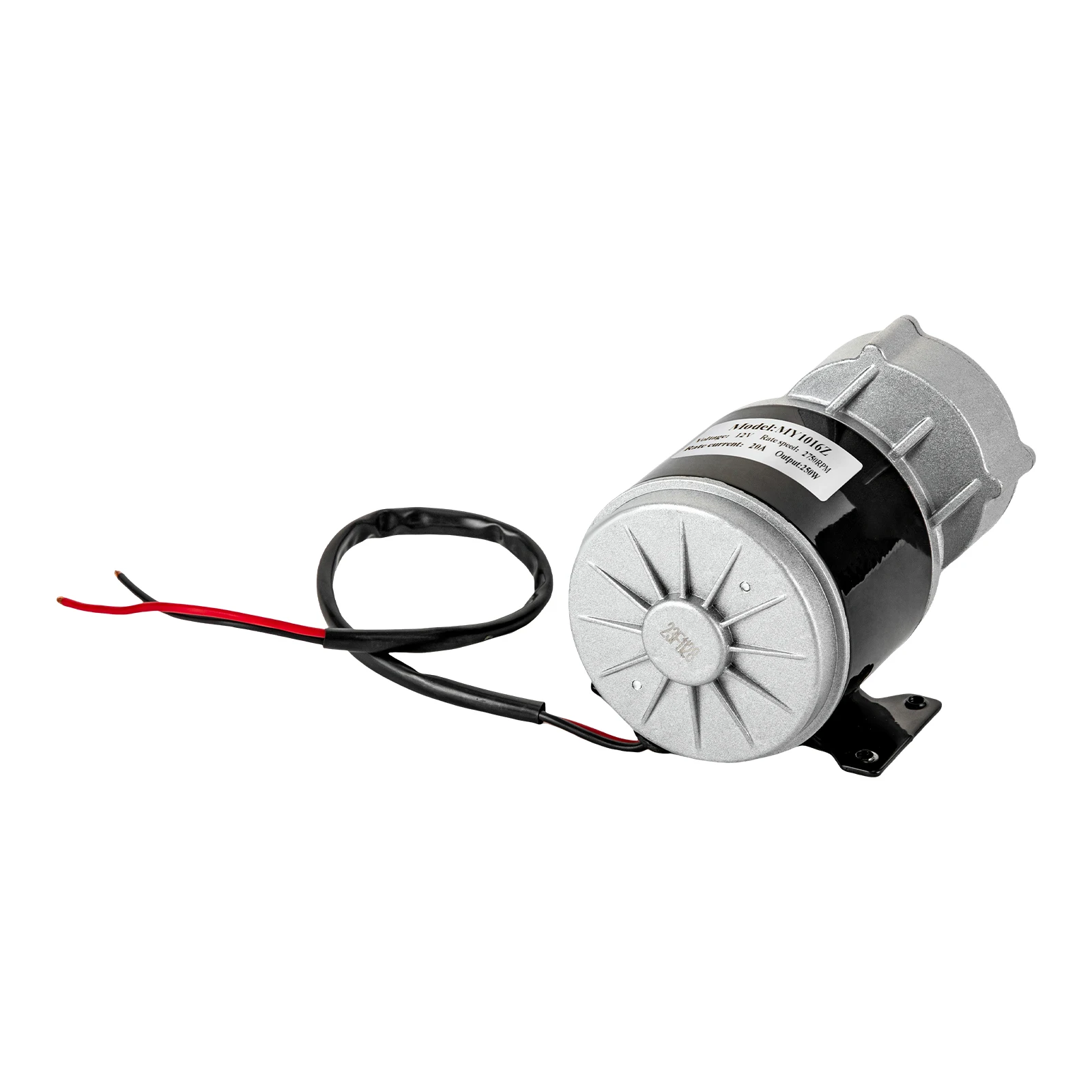 محرك كهربائي لتقليل التروس 250 وات 2750 دورة في الدقيقة، 9:1 دراجة كهربائية ناعمة محرك مخفض، محرك تيار مستمر ناعم 95*75*128 مللي متر