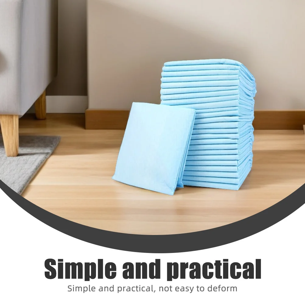 

50Pcs Dog Pee Pads Absorbent Thickened Leak-Proof Puppy Training Pads Large Size Disposable Pet Urine Mat for All Dog Breeds