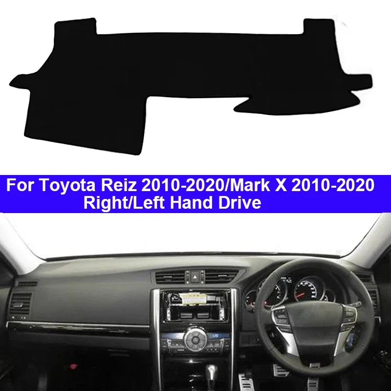 Car Dashboard Cover Dash Mat Carpet for Toyota MARK X Reiz 2010 2011 2012 2013 2014 2015 2016 2017 2018 2019 2020 Sun Shade