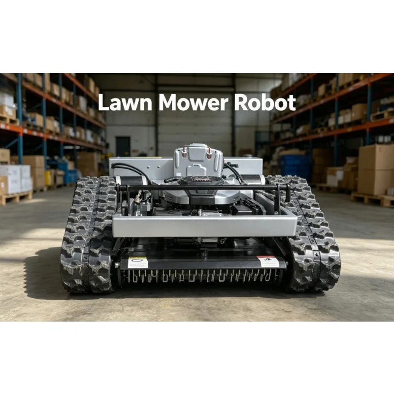 Hot Selling Robotic Lawn Mower Fast Powered CE EPA Approved All Terrain Model 550 Wheel Remote Control Lawn Mowers Robot