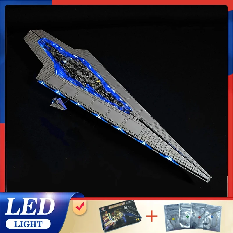 Diy LED Light Kit For LEGO 10221 Super Star Destroyer (Only LED Light,Without Blocks Model )