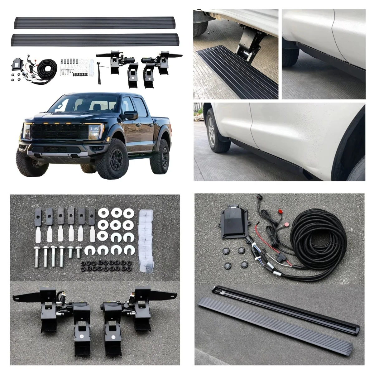 

Stlf Automatic Electric Power Side Step Running Board For F-150 Crew Cab 2015+