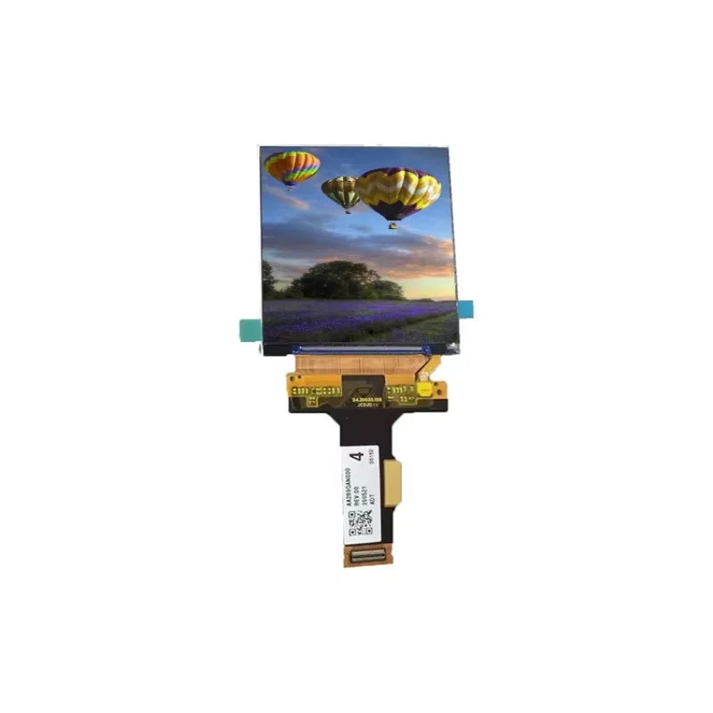 AUO 3 Inch 1440*1440 24 Bits MIPI Interface Oled Display with Touch Screen Optional