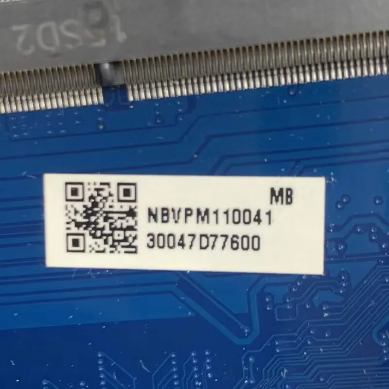 

For Acer TMP215-53 P215-51 P215-53 P214-53G Laptop Motherboard DAZ8IAMBAC0 Mainboard NBVPM11004 W/SRK0A 7505 CPU 100%Tested Good