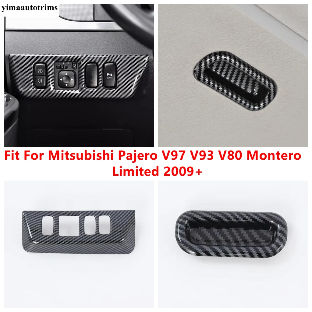 

Car Sunroof Handle / Head Light Lamp Switch Cover Trim For Mitsubishi Pajero V97 V93 V80 Montero Limited 2009 - 2021 Accessorie