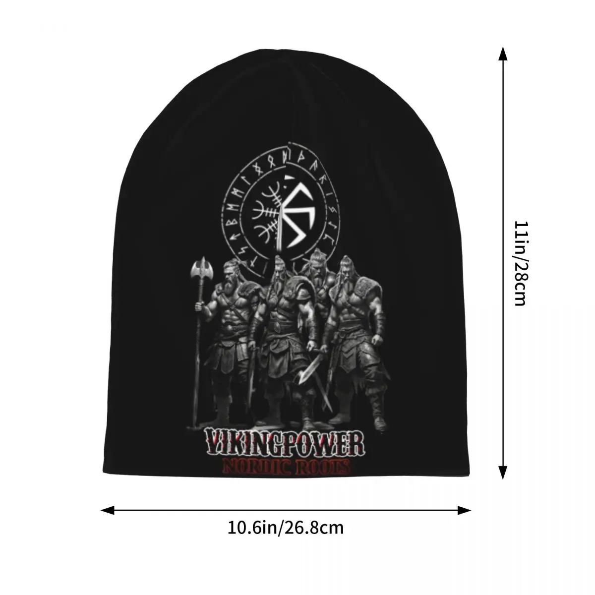 Norse Odin Ragnar Warrior Men Women Adult Beanies Caps Knitting Bonnet Hat Warm Fashion Autumn Winter Outdoor Skullies Hats
