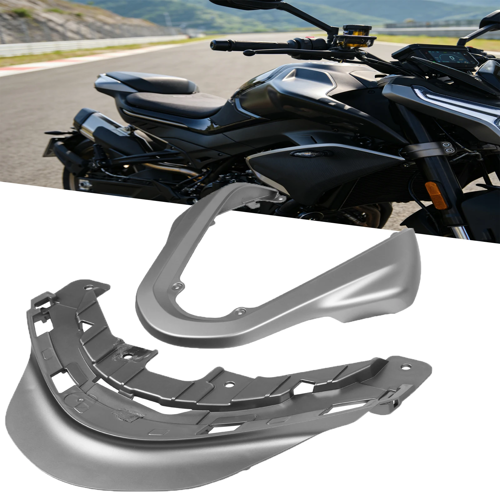 

Декоративная панель заднего сиденья для мотоцикла CFMOTO 800NK NK800 800 NK, боковая накладка, обшивка, оригинальные запасные части