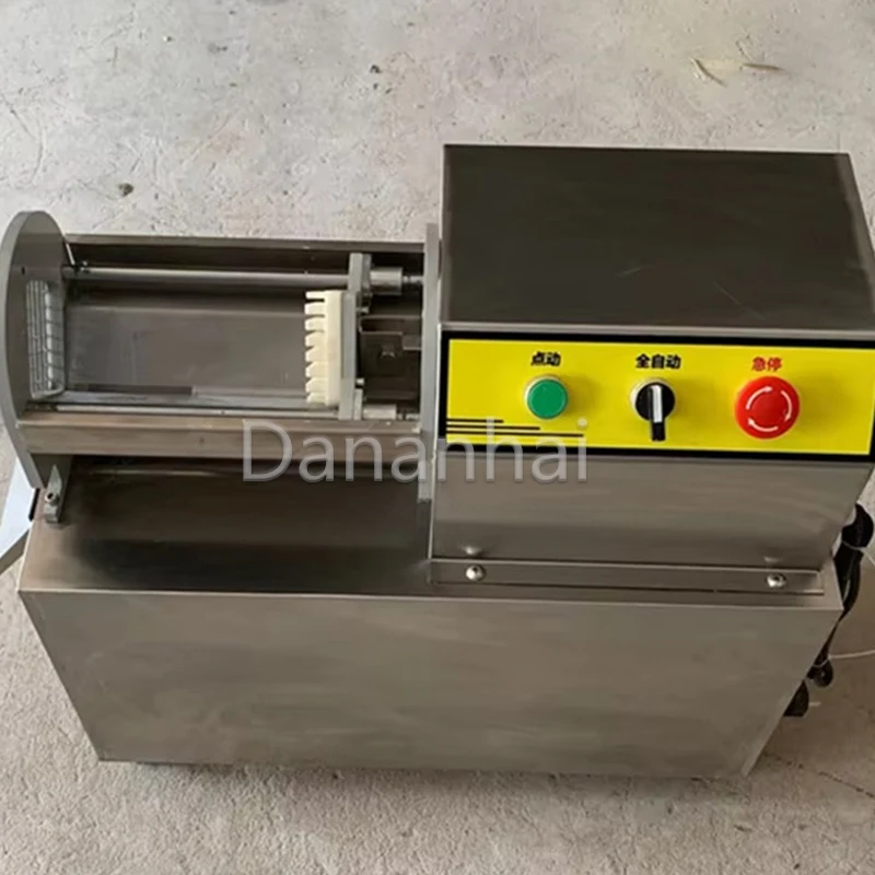 Electric Potato Cutting Machine Small Desktop Vegetable Slicer for Commercial Use Popular Kitchen Appliance