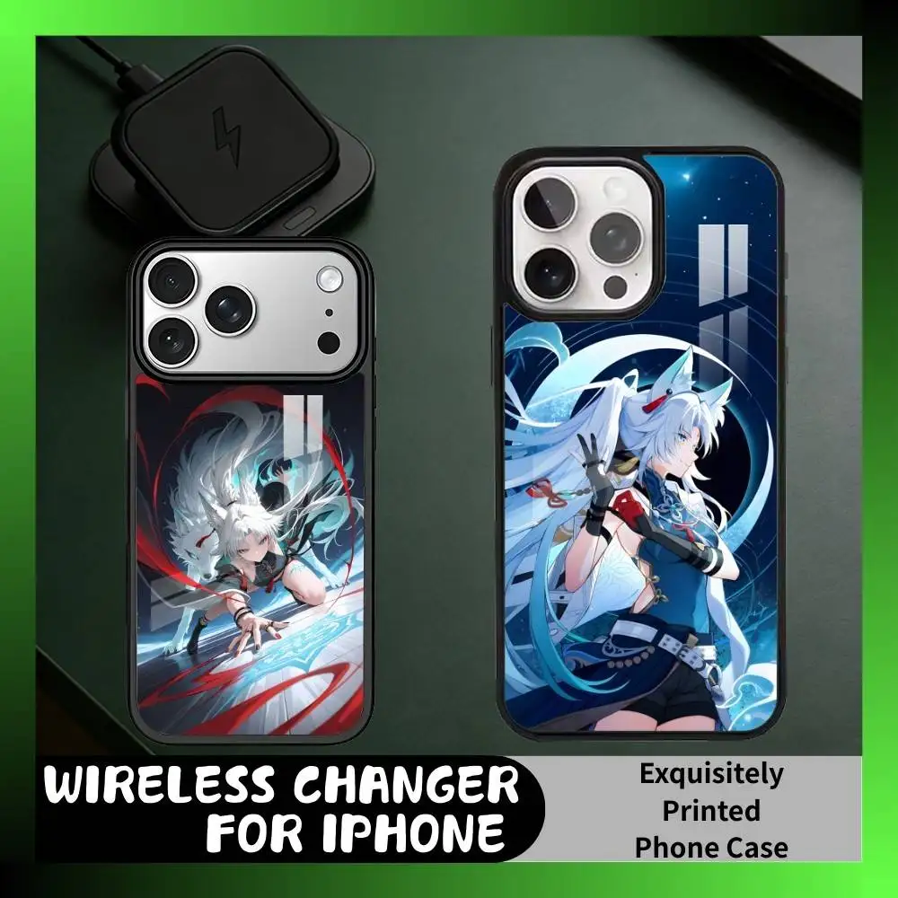 

General F-Fei-xiao Form S-Star-rail Phone Case For iPhone17,16,15,14,13 Plus,Pro Max Magnetic For Magsafe Wireless Charging