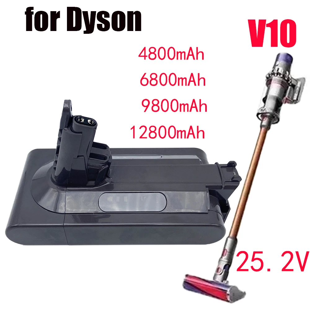 New For Dyson V10 Battery V10 Animal Absolute Fluffy Cordless Vacuum Cleaner NEW 25.2V 6000mAh-12800mAH DYSON V10 batterie