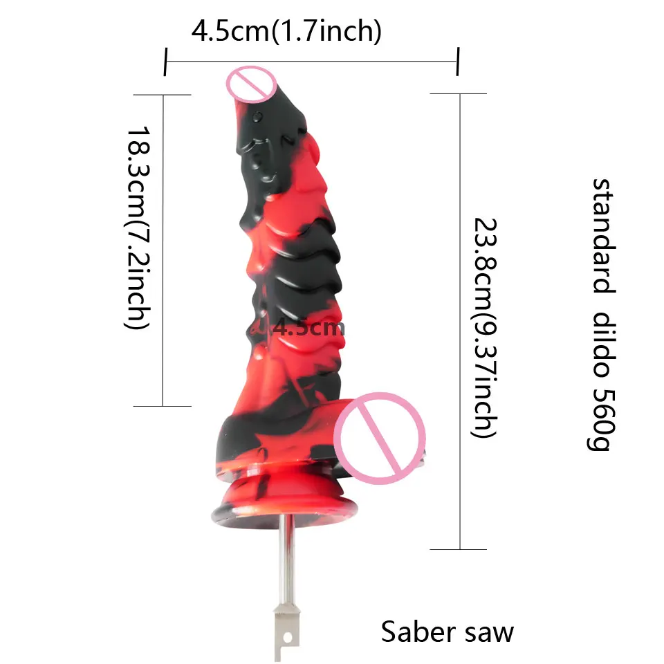 DTSUDU Sex Machine Saber Jig Saw Elastic Contraction Adapter for Vac-U-LOCK Attachments Dildo Reciprocating U-V-LOCK Adapter