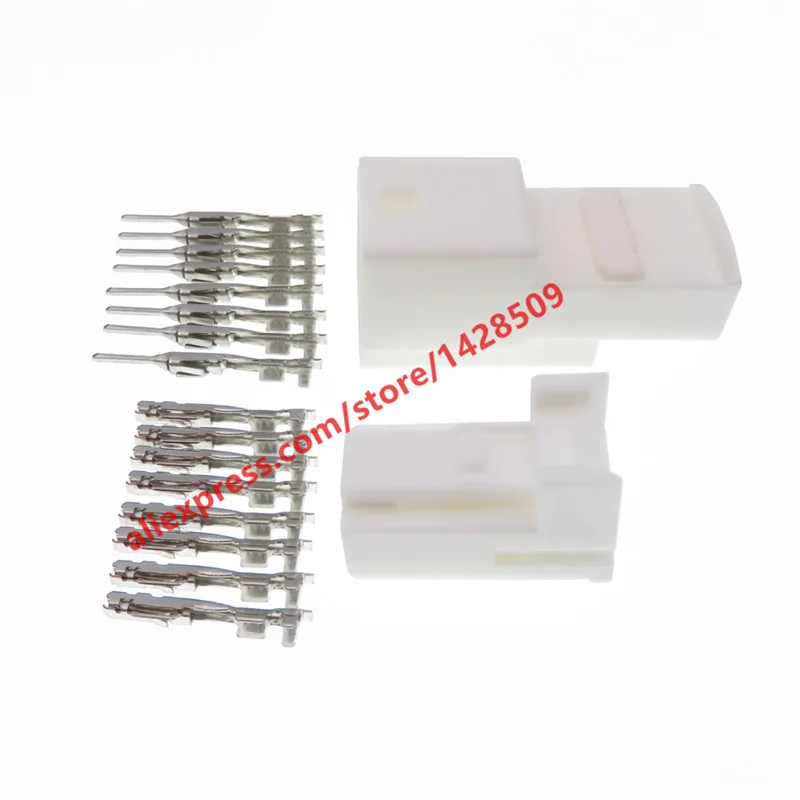 1 Set 8 Pin Female Male 2.2mm Automotive Connector Car Plugs 1376352-1 1565804-1