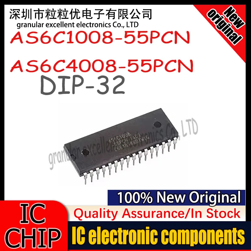 

2Pcs 100% New original AS6C1008-55PCN AS6C1008 AS6C4008-55PCN AS6C4008 55PCN DIP-28 IC Chip In Stock