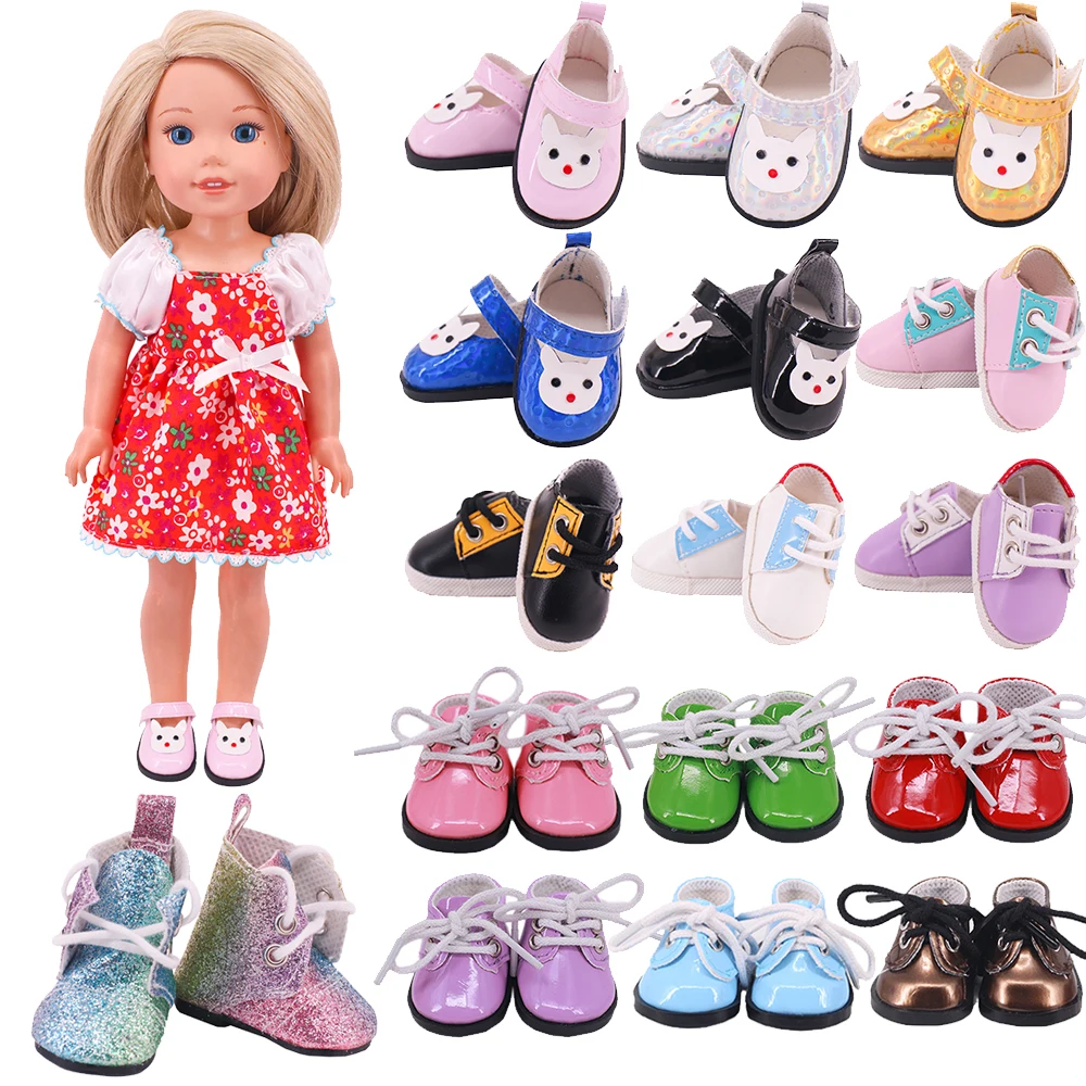 5cm 1/6 BJD Blythe Doll Shoes Cute Rabbit Leather Boots Handmade Sports Shoes Fit 14.5Inch Wellie Wishers&Nancy&Paola Reina&EXO