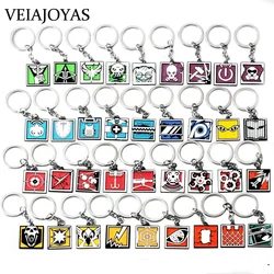 NewStyles Game Rainbow Six Siege Key Chains Jager Glaz Metal Keychain Male Car Keyring Holder Porte Clef Gifts Men Women Jewelry