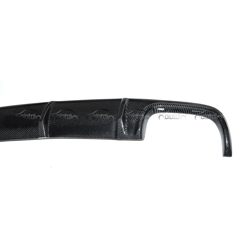 For Mercedes Benz W209 CLK Rear Bumper Lip Diffuser with Carbon Fiber Fins Spoiler Winglet Splitter New Car Tuning Product 3
