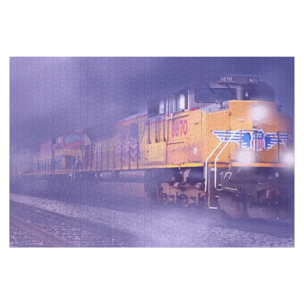 

Foggy Train Ride Jigsaw Puzzle Personalized Kids Gifts Custom Child Personalized Child Gift Custom Gift Puzzle