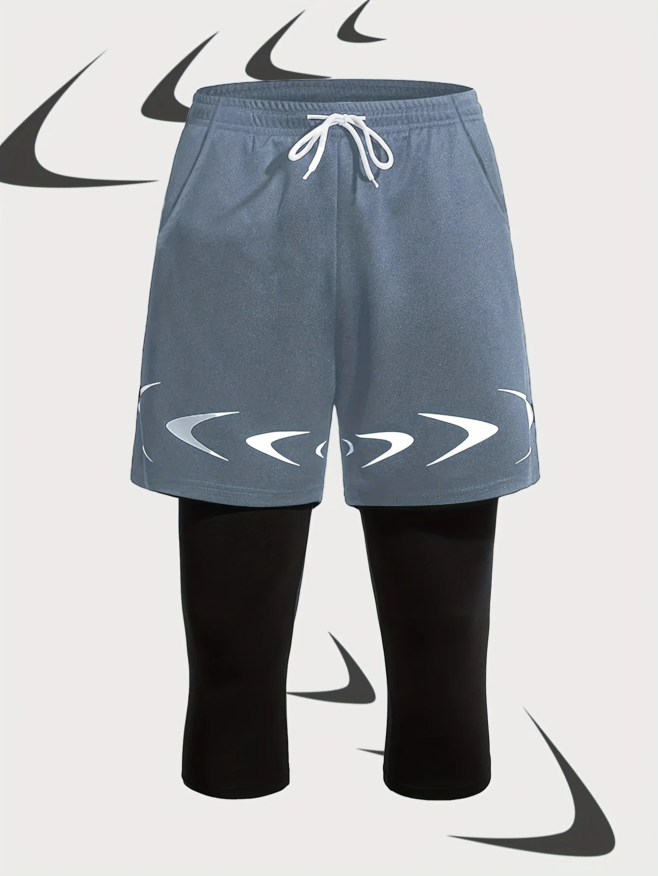 

Men's Sporty Trendy Running Cropped Pants